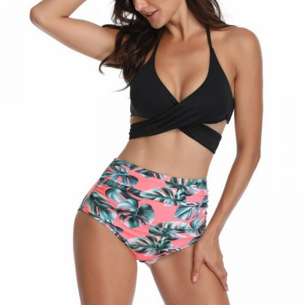Women's High Waist Bikini Set Swimwear Swimsuit Ladies Beach Dress Bathing Suit Women's High Waist Bikini Set Swimwear Swimsuit Ladies Beach Dress Bathing Suit
